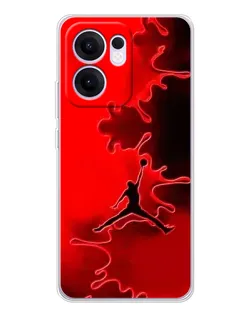 Чехол для OPPO A5x 5G с картинкой «Jordan Red Smoke»