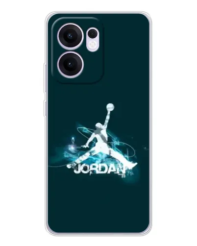 Чехол для OPPO A5x 5G с картинкой «Jordan Blue Fire»
