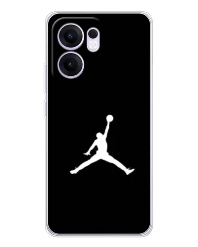 Чехол для OPPO A5x 5G с картинкой «Jordan Silhouette»