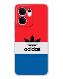 Чехол для OPPO A5x 5G с картинкой «Ретро блоки Adidas»