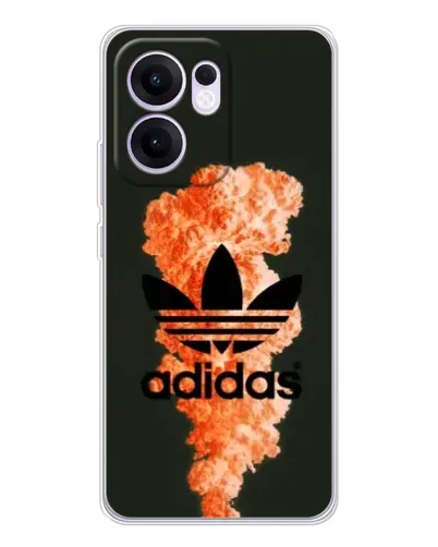 Чехол для OPPO A5x 5G с картинкой «Оранжевый дым Adidas» Чехол для OPPO A5x 5G с картинкой «Оранжевый дым Adidas»