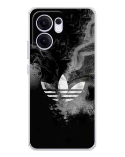 Чехол для OPPO A5x 5G с картинкой «Абстрактный дым Adidas»