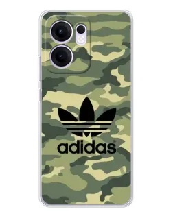Чехол для OPPO A5x 5G с картинкой «Милитари стиль Adidas»