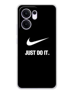 Чехол для OPPO A5x 5G с картинкой «Классический принт Nike»
