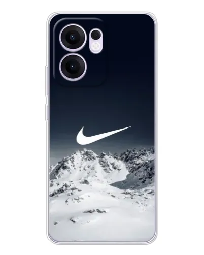 Чехол для OPPO A5x 5G с картинкой «Nike — зимние горы» Чехол для OPPO A5x 5G с картинкой «Nike — зимние горы»