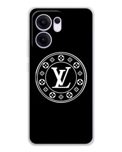Чехол для OPPO A5x 5G с картинкой «LV — печать стиля»