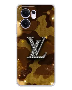 Чехол для OPPO A5x 5G с картинкой «Камуфляжный Louis Vuitton»