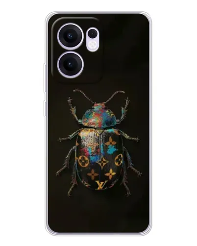 Чехол для OPPO A5x 5G с картинкой «LV — мраморный принт»