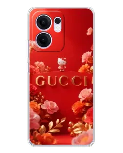 Чохол для OPPO A5x 5G з картинкою «Gucci — золотий сад»