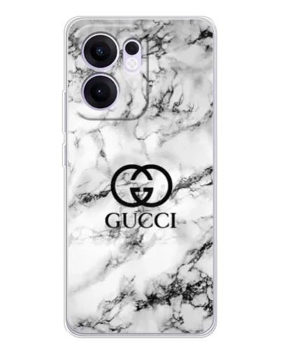 Чохол для OPPO A5x 5G з картинкою «Gucci — мармуровий шик»