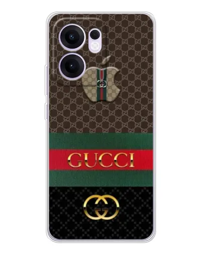 Чохол для OPPO A5x 5G з картинкою «Gucci — брендований десерт»