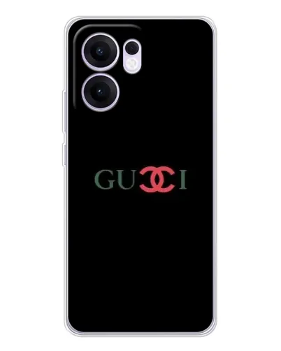 Чохол для OPPO A5x 5G з картинкою «Gucci — червоний градієнт»