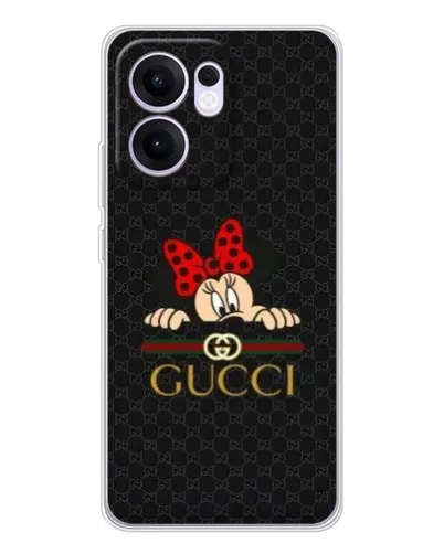 Чохол для OPPO A5x 5G з картинкою «Мінні Маус Gucci — чорний»