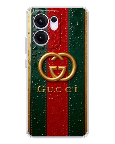 Чохол для OPPO A5x 5G з картинкою «Gucci — фірмова смуга та золото» Чохол для OPPO A5x 5G з картинкою «Gucci — фірмова смуга та золото»