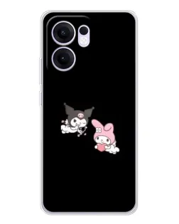 Чохол для OPPO A5x 5G з картинкою «My Melody та Kuromi»