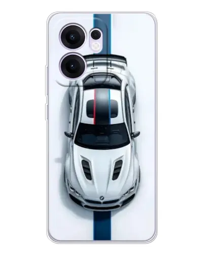 Чехол для OPPO A5x 5G с картинкой «Вид сверху — BMW M»