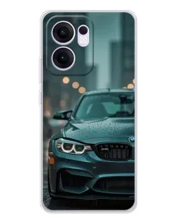 Чехол для OPPO A5x 5G с картинкой «BMW в огнях города»