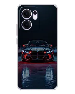 Чехол для OPPO A5x 5G с картинкой «BMW на мокрой дороге»