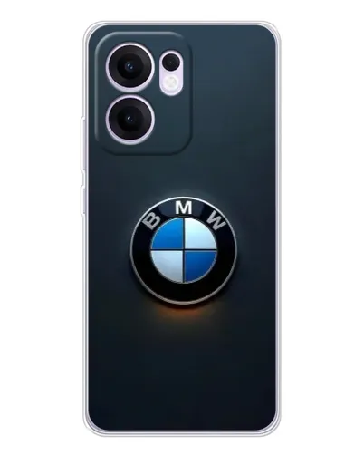 Чехол для OPPO A5x 5G с картинкой «Логотип BMW — минимализм»
