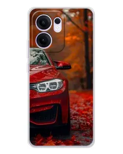 Чехол для OPPO A5x 5G с картинкой «Осенняя BMW M4»
