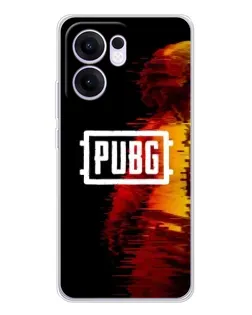 Чохол для OPPO A5x 5G з картинкою «Яскравий логотип PUBG»