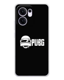 Чохол для OPPO A5x 5G з картинкою «PUBG — класичний лого»