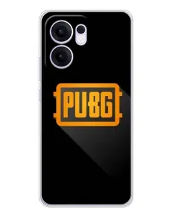 Чохол для OPPO A5x 5G з картинкою «PUBG — рамка лого»