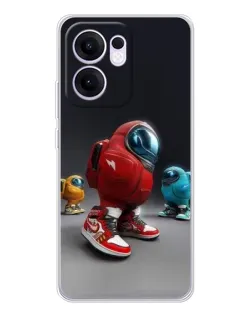Чохол для OPPO A5x 5G з картинкою «Among Us — 3D стиль»