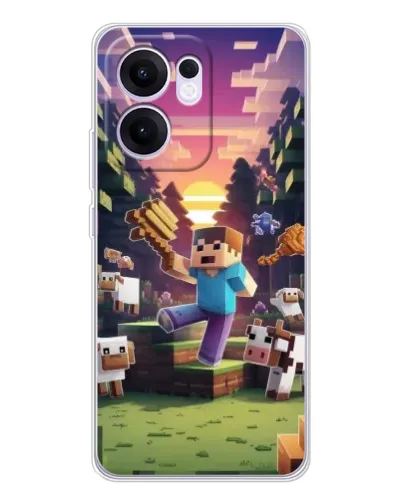 Чохол для OPPO A5x 5G з картинкою «Стів на фермі» Чохол для OPPO A5x 5G з картинкою «Стів на фермі»