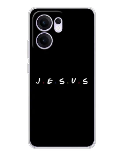 Чохол для OPPO A5x 5G з картинкою «Крапки віри J.E.S.U.S.»