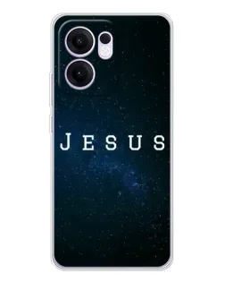 Чохол для OPPO A5x 5G з картинкою «Зоряне небо Jesus»