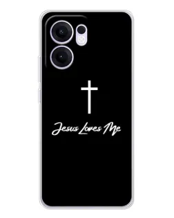 Чохол для OPPO A5x 5G з картинкою «Ісус любить тебе»