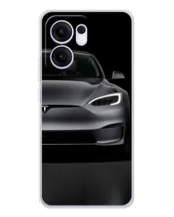 Чохол для OPPO A5x 5G з картинкою «Tesla Model S Look»