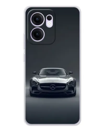 Чехол для OPPO A5x 5G с картинкой «Mercedes на черном» Чехол для OPPO A5x 5G с картинкой «Mercedes на черном»