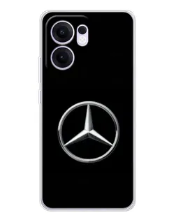Чехол для OPPO A5x 5G с картинкой «Mercedes классический лого»