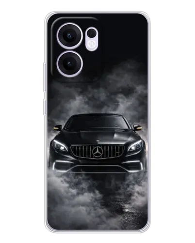 Чехол для OPPO A5x 5G с картинкой «Mercedes в дыму» Чехол для OPPO A5x 5G с картинкой «Mercedes в дыму»