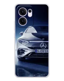 Чехол для OPPO A5x 5G с картинкой «Mercedes EQ — будущее»