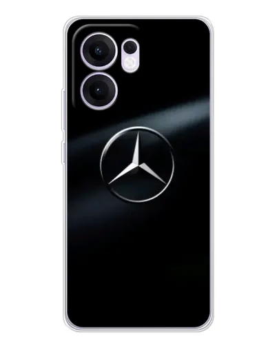Чохол для OPPO A5x 5G з картинкою «Mercedes на металі» Чохол для OPPO A5x 5G з картинкою «Mercedes на металі»