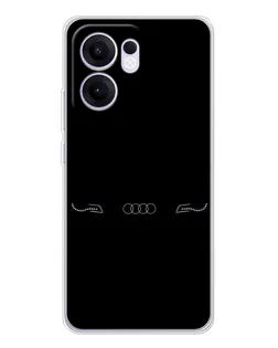 Чехол для OPPO A5x 5G с картинкой «Audi — световой подпись» Чехол для OPPO A5x 5G с картинкой «Audi — световой подпись»