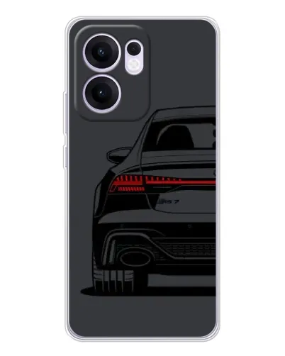 Чехол для OPPO A5x 5G с картинкой «Задняя часть Audi — арт» Чехол для OPPO A5x 5G с картинкой «Задняя часть Audi — арт»