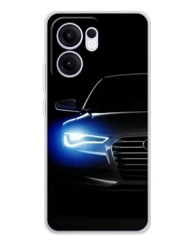 Чехол для OPPO A5x 5G с картинкой «Неоновый взгляд Audi» Чехол для OPPO A5x 5G с картинкой «Неоновый взгляд Audi»