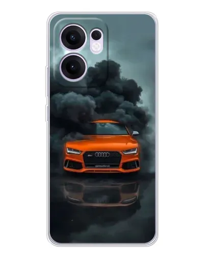 Чехол для OPPO A5x 5G с картинкой «Audi в облаках дыма» Чехол для OPPO A5x 5G с картинкой «Audi в облаках дыма»