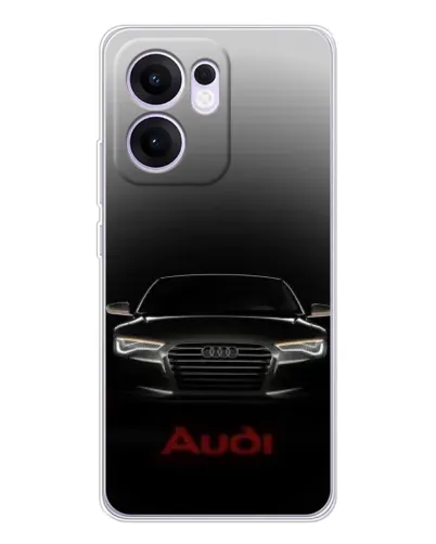 Чехол для OPPO A5x 5G с картинкой «Audi — градиентный контур» Чехол для OPPO A5x 5G с картинкой «Audi — градиентный контур»