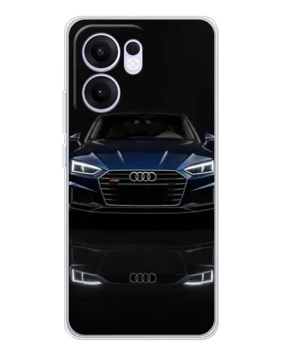 Чехол для OPPO A5x 5G с картинкой «Audi — ночное отражение» Чехол для OPPO A5x 5G с картинкой «Audi — ночное отражение»