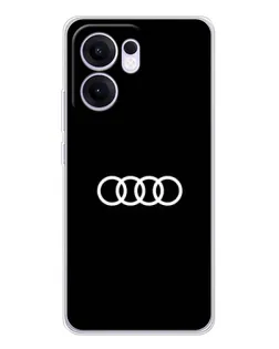 Чехол для OPPO A5x 5G с картинкой «Audi White Logo»