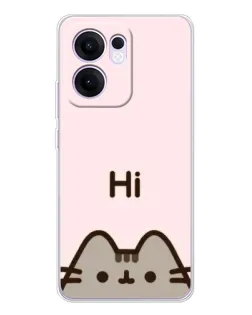 Чохол для OPPO A5x 5G з картинкою «Пушин каже Hi»