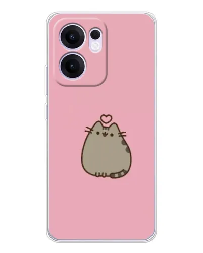Чохол для OPPO A5x 5G з картинкою «Pusheen серце» Чохол для OPPO A5x 5G з картинкою «Pusheen серце»