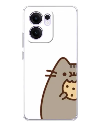 Чохол для OPPO A5x 5G з картинкою «Пушин з печивом» Чохол для OPPO A5x 5G з картинкою «Пушин з печивом»