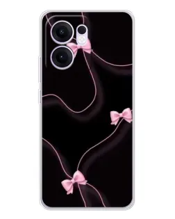 Чехол для OPPO A5x 5G с картинкой «Розовые ленты»