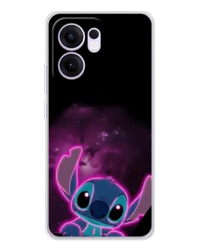 Чехол для OPPO A5x 5G с картинкой «Неоновый Stitch»